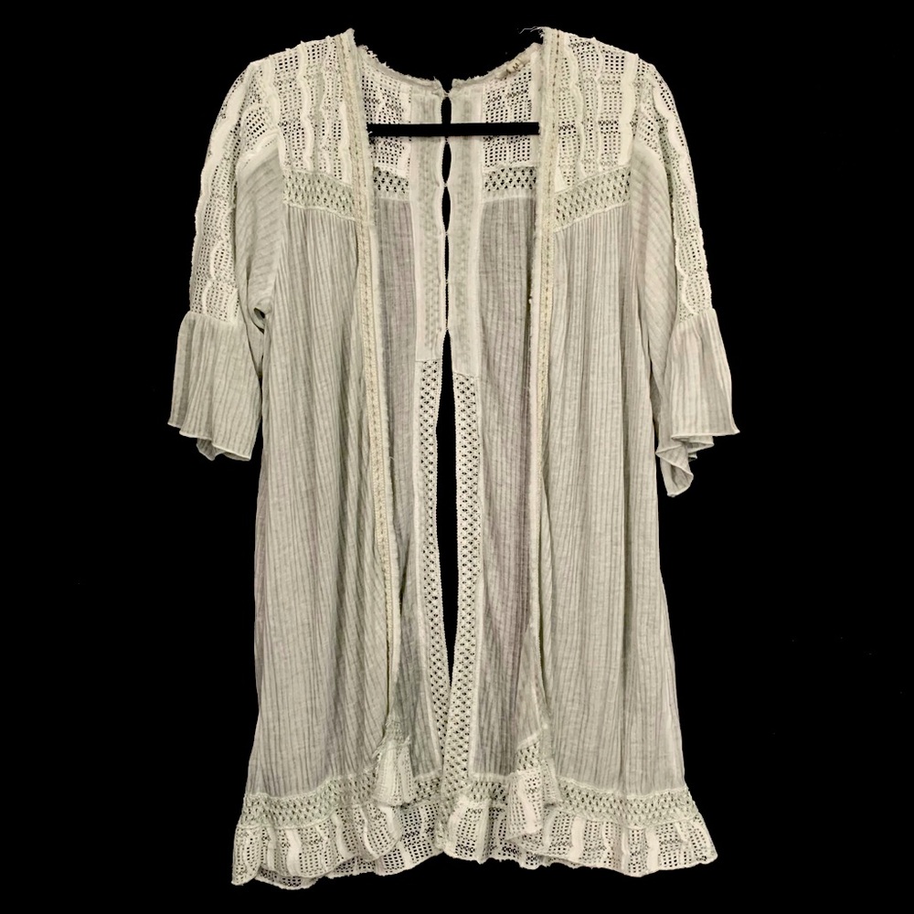 POL Open Front Cardigan Buttoned Back Cardigan